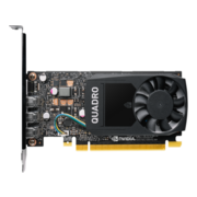 Видеокарта PNY Nvidia Quadro P400 DVI 2GB GDDR5, 64-bit, PCIEx16 3.0, mini DP 1.4 x3, Active cooling, TDP 30W, LP, Bulk