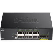 D-Link DGS-1250-28X/A1A Настраиваемый L2 коммутатор c 24 портами 10/100/1000Base-T и 4 портами 10GBase-X SFP+