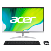 Моноблок Acer Aspire C24-963 23.8" Full HD i3 1005 G1 (1.2) 8Gb SSD256Gb UHDG Endless GbitEth WiFi BT 65W клавиатура мышь Cam серебристый 1920x1080