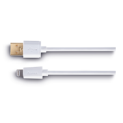 Сетевое зар./устр. Hama H-119478 2.4A для Apple кабель Apple Lightning MFI белый (00119478)
