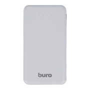 Мобильный аккумулятор Buro RLP-8000 Li-Pol 8000mAh 2A белый 1xUSB материал пластик