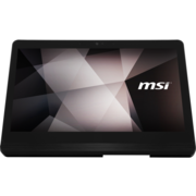 Моноблок MSI Pro 16 Flex 8GL-058XRU 15.6" HD Touch Cel N4000 (1.1) 4Gb SSD256Gb UHDG 600 CR noOS WiFi BT 65W Cam черный 1366x768