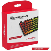 Клавиатура HyperX Keycaps Pudding прозрачный/черный