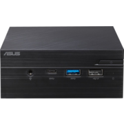 Неттоп Asus PN40-BP588ZV PS J5005 (1.5)/4Gb/SSD128Gb/UHDG 605/Windows 10 Professional/GbitEth/WiFi/BT/65W/черный