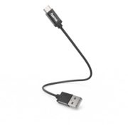 Кабель Hama 00178281 USB Type-C (m) USB 2.0 (m) 0.2м черный