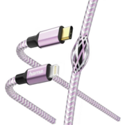 Кабель Hama 00187201 USB Type-C (m)-Lightning (m) 1.5м фиолетовый