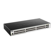 Коммутатор D-Linjk DGS-3000-52X/B2A,L2 Managed Switch with 48 10/100/1000Base-T ports and 4 10GBase-X SFP+ ports.16K Mac address, 802.3x Flow Control, 4K of 802.1Q VLAN, VLAN Trunking, 802.1p Priority Queues, T