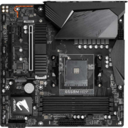 Материнская плата Gigabyte B550M AORUS PRO-P {Soc-AM4 AMD B550 4xDDR4 mATX AC`97 8ch(7.1) 2.5Gg RAID+HDMI+DP}