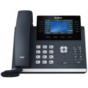 Проводной телефон sip YEALINK SIP-T46U, цветной экран, 2 порта USB, 16 аккаунтов, BLF, PoE, GigE, без БП, шт