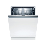 Встраиваемая посудомоечная машина Bosch Serie 4, Встраиваемая посудомоечная машина 60см., SuperSilence; Класс A-A-A; уровень шума 46 дБ (Ночная прогр. 43 дБ); 6 прогр.: Интенсивная 70°, Авто 45-65°, Эко 50°, Ночная 50°, 1-часовая 65°+ загружаемая, 4 спец