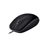 Мышь Logitech B110 Silent (B110s) Black (черная, бесшумная, оптическая, 3 кнопки, 1000dpi, USB, 1.8м) (M/N: M-U0051)