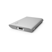 Внешний твердотельный накопитель LaCie STKS1000400 Portable SSD 1TB, NVMe, USB3.2 G2, USB-C, 3Y, moon silver