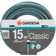 Шланг Gardena Classic 1/2" 15м поливочный армированный серый/голубой (18000-20.000.00)