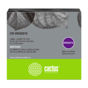 Картридж ленточный Cactus CS-DK22212 DK-22212 черный для Brother P-touch QL-500, QL-550, QL-700, QL-800