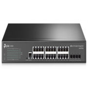 TP-Link TL-SG3428, JetStream 24-портовый гигабитный управляемый коммутатор уровня 2/2+ с 4 SFP-слотами, поддержка контроллера SDN
