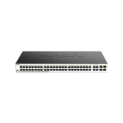 Коммутатор D-Link DGS-1210-52/F3A, L2 Smart Switch with 48 10/100/1000Base-T ports and 4 1000Base-T/SFP combo-ports.16K Mac address, 802.3x Flow Control, 256 of 802.1Q VLAN, VID range 1-4094, 4 IP Interface,