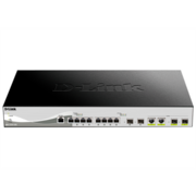 Коммутатор D-Link DXS-1210-12TC/A2A, PROJ L2+ Smart Switch with 8 10GBase-T ports and 2 10GBase-T/SFP+ combo-ports and 2 10GBase-X SFP+ ports.16K Mac address, 240Gbps switching capacity, 802.3x Flow Control, 802