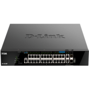 Коммутатор D-Link DGS-1520-28MP/A1A, Managed L3 Stackable Switch 20x1000Base-T PoE, 4x2.5GBase-T PoE, 2x10GBase-T, 2x10GBase-X SFP+, PoE Budget 370W (740W with DPS-700), CLI, RJ45 Console, RPS