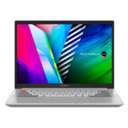 Ноутбук Asus Vivobook Pro 14X OLED N7400PC-KM024W Core i5 11300H 8Gb SSD512Gb NVIDIA GeForce RTX 3050 4Gb 14" OLED 2.8K (2880x1800) Windows 11 Home silver WiFi BT Cam