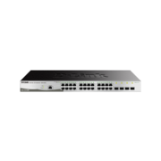 Коммутатор Коммутатор/ DGS-1210-28/ME/P/B Managed L2 Metro Ethernet Switch 24x1000Base-T, 4x1000Base-X SFP, Surge 6KV, CLI, RJ45 Console, RPS, Dying Gasp, power supply unit with UPS function