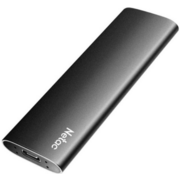Ssd накопитель Netac Z SLIM Black USB 3.2 Gen 2 Type-C External SSD 500GB, R/W up to 550MB/480MB/s,with USB-C to USB-A cable and USB-A to USB-C adapter 3Y wty