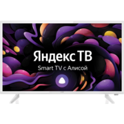 Телевизор LED BBK 31.5" 32LEX-7288/TS2C Яндекс.ТВ белый HD 60Hz DVB-T2 DVB-C DVB-S2 USB WiFi Smart TV (RUS)