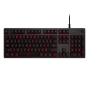 Клавиатура игровая Logitech G413 CARBON US INT'L ЛАТИНИЦА (механическая, красная подсветка) (M/N: Y-U0032)