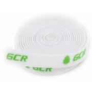 Лента липучка GCR, для стяжки, 1м, белая, GCR-51269
