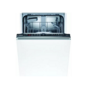 Встраиваемая посудомоечная машина Bosch Serie 2, узкая, встраиваемая полностью, вместимость: 9 комплектов, программ мойки: 5, расход воды: 8.5 л, электронное управление, защита от протечек, ВxШxГ 81.5x44.8x55 см , пр-во Польша