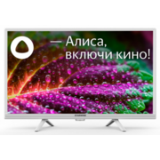 Телевизор LED Starwind 24" SW-LED24SG312 Яндекс.ТВ белый HD 60Hz DVB-T DVB-T2 DVB-C DVB-S DVB-S2 USB WiFi Smart TV