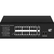 PoE коммутатор Fast Ethernet PoE коммутатор Fast Ethernet на 24 x RJ45 портов + 2 x GE Combo uplink порта. Порты: 24 x FE (10/100 Base-T) с поддержкой PoE (IEEE 802.3af/at), 2 x GE Combo Uplink (RJ45 + SFP). Соответствует стандартам PoE IEEE 802.3af/at. А