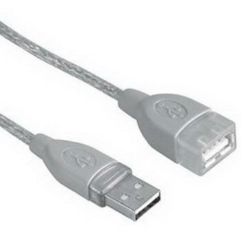 Кабель-удлинитель Hama H-45040 00045040 USB A(m) USB A(f) 3м серый