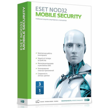 Программное Обеспечение Eset NOD32 Mobile Security 3устр 1Y Base Box (NOD32-ENM2-NS(BOX)-1-1)