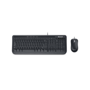 Клавиатура + мышь Microsoft Wired 600 клав:черный мышь:черный USB Multimedia