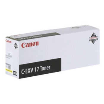 Расходные материалы Canon C-EXV17Y 0259B002 Тонер для копиров для iRC4080i/4580i, Желтый, 30 000 стр.
