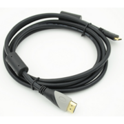 Кабель аудио-видео HDMI (m)/Mini HDMI (m) 2м. феррит.кольца черный