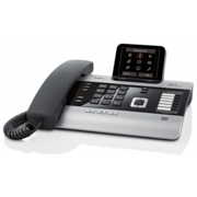 Gigaset [S30853-H3100-S301] GS DX800A черный/титан, VoIP и ISDN, до 6-и DECT трубок, Bluetooth, 2xLAN, FAX