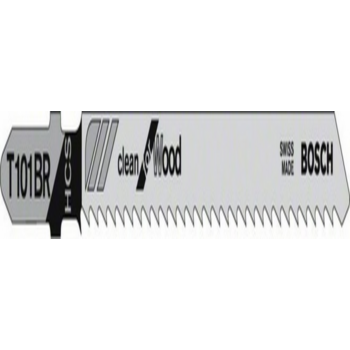 Bosch T 101 BR 2608630014 набор пилок для лобзика, 5 шт, по дереву