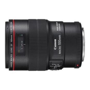 Объектив Canon EF IS USM (3554B005) 100мм f/2.8L Macro черный