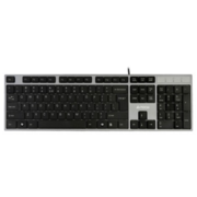 Клавиатура A4Tech KD-300 серый/черный USB slim