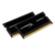 Модуль памяти Kingston DDR3 SODIMM 8GB Kit 2x4Gb HX316LS9IBK2/8 PC3-12800, 1600MHz, 1.35V, HyperX Impact Black Series