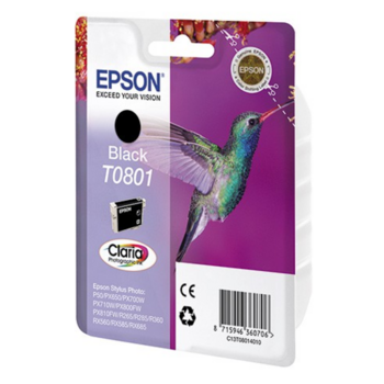 Расходные материалы EPSON C13T08014011 T0801 Картридж черный, стандартной емкости P50/PX660 (cons ink)