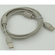 Кабель-удлинитель 744792 USB A(m) USB A(f) 3м феррит.кольца серый