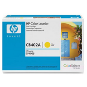 Картридж лазерный HP 642A CB402A желтый (7500стр.) для HP CLJ CP4005