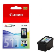 Расходные материалы Canon CL-511 2972B007 Картридж для PIXMA MP240, PIXMA MP260, PIXMA MX320, PIXMA MX330 EMB, Цветной, 244стр., 9 мл.