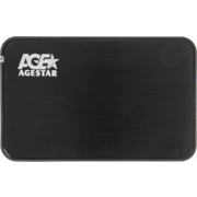 AgeStar 3UB2A8-6G SATA III Внешний корпус для HDD/SSD пластик/алюминий черный 2.5"