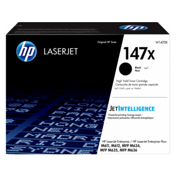 Картридж лазерный HP 147X W1470X черный (25200стр.) для HP LaserJet M610dn