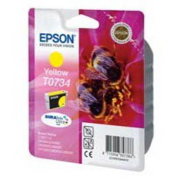 Картридж струйный Epson T0734 C13T10544A10 желтый (370стр.) (5.5мл) для Epson С79/СХ3900/4900/5900