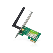 TP-Link TL-WN781ND, N150 Wi-Fi адаптер PCI Express, до 150 Мбит/с на 2,4 ГГц, 1 внешняя антенна с высоким коэффициентом усиления