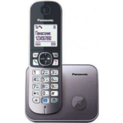 DECT-телефон Panasonic DECT-телефон Panasonic/ Дисплей - есть, АОН, громкая связь, полифония, цвет -серебристый металлик